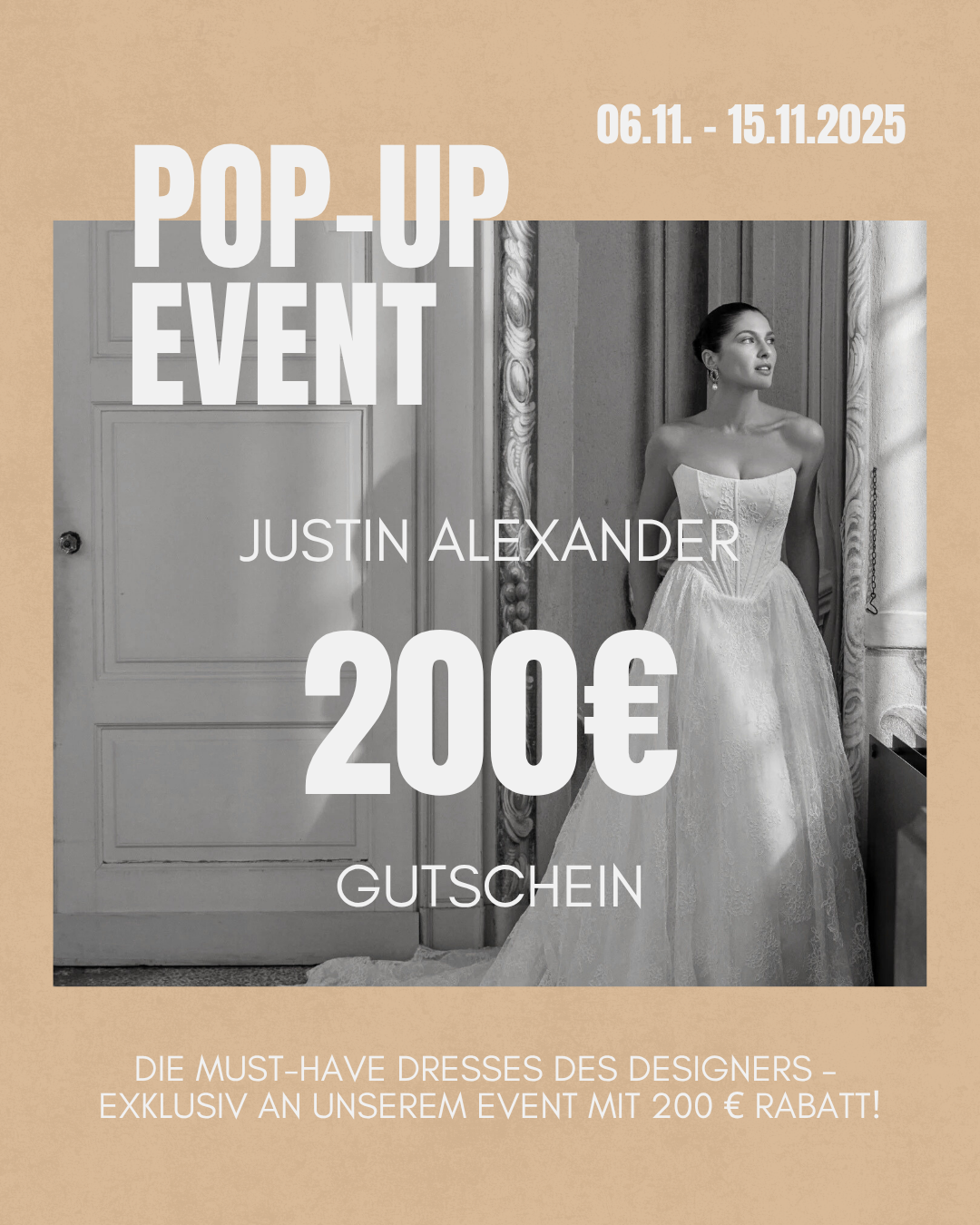 Pop-Up-Event Justin Alexander